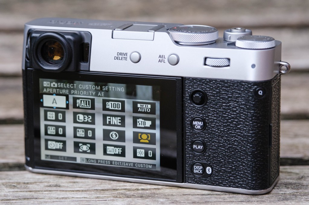 Fujifilm X100VI rear. Photo Andy Westlake