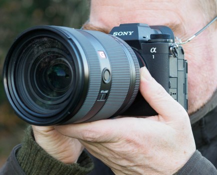 Sony Alpha A1 II in use